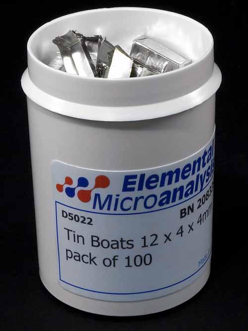 Tin Boats 12 x 4 x 4mm pack of 100